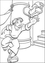 coloriage jim joue avec morph